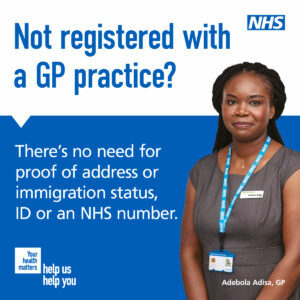 People with no ID can register with a GP